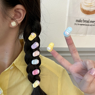 可爱迷你拖鞋 小狗发夹女卡通碎发侧边夹刘海bb夹小女孩小发卡发饰