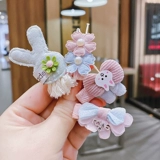 Детская летняя заколка для волос, аксессуар для волос для раннего возраста, безвредные детские милые шпильки для волос, не повреждает волосы