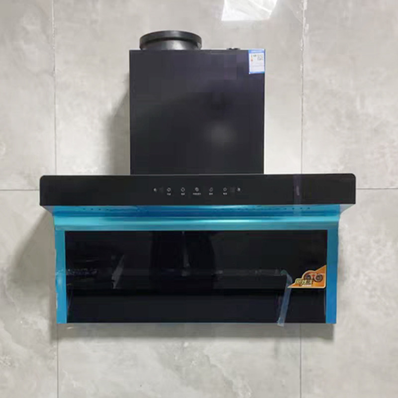 油烟机家用厨房大吸力吸油机小型7字型新款顶侧双吸抽油烟机新款