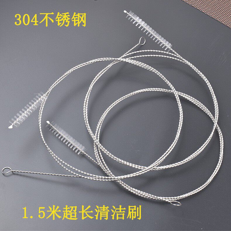 茶具上水硅胶软管刷饮水桶抽水毛刷加长抽水器进吸水管硅胶管道刷