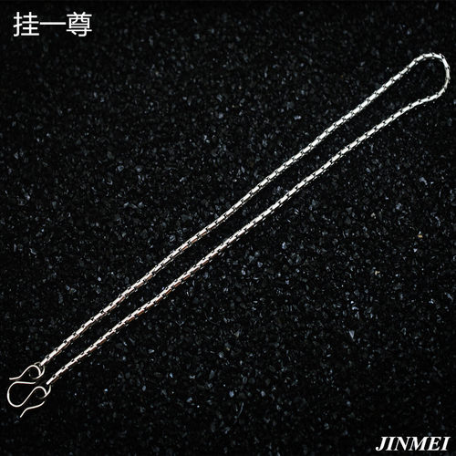 钛钢佛牌加长款毛衣链