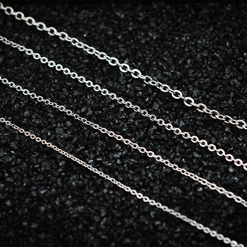 原创项链男女加长款十字链不掉色