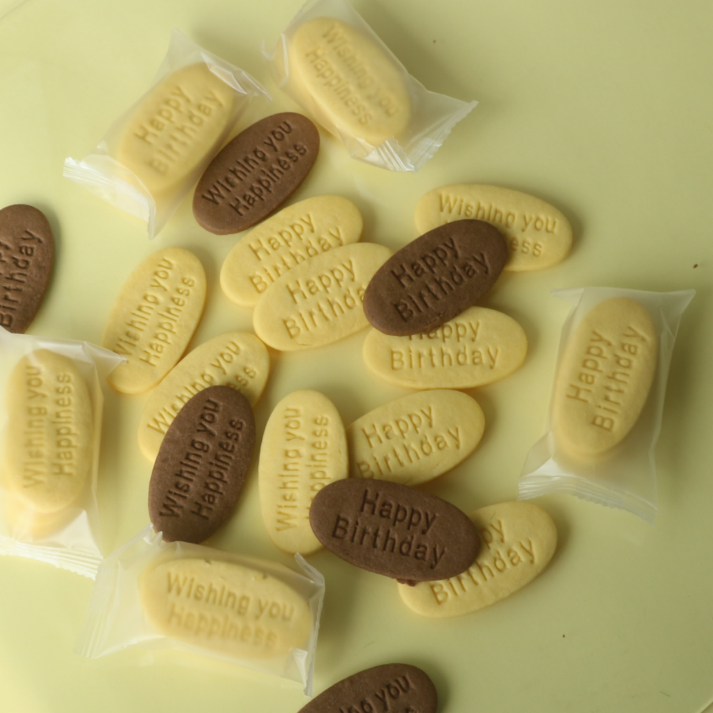Happy Birthday字母饼干独立包装休闲零食庆祝生日小饼干