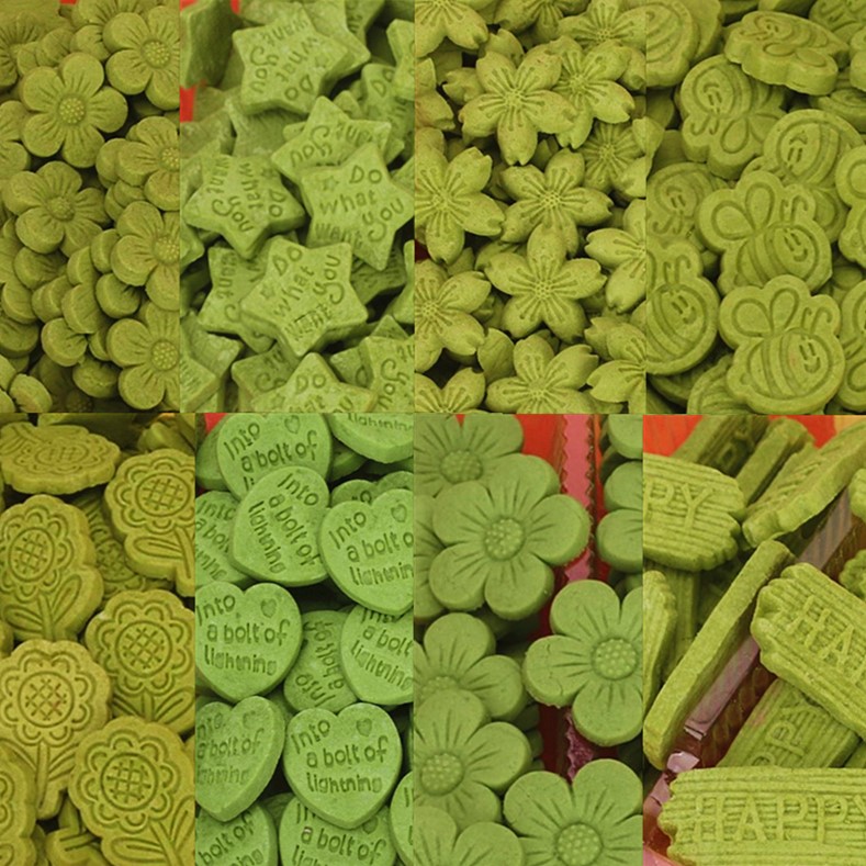 春季绿色生日蛋糕装饰饼干多款造型甜品慕斯冰淇淋烘焙零食摆件