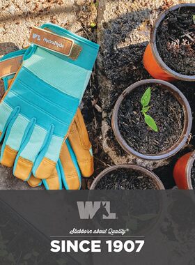 [db s]美国购买 Wells Lamont 女款皮革混合手套防水耐用牛皮掌心