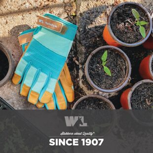 [db s]美国购买 Wells Lamont 女款皮革混合手套防水耐用牛皮掌心