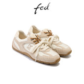 2026春季 带阿甘鞋 新款 fed平底德训鞋 女鞋 双鞋 舒适休闲鞋 女YAC005