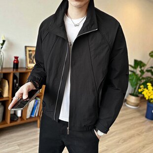 2026春季立领夹克男休闲百搭外套时尚潮流上衣