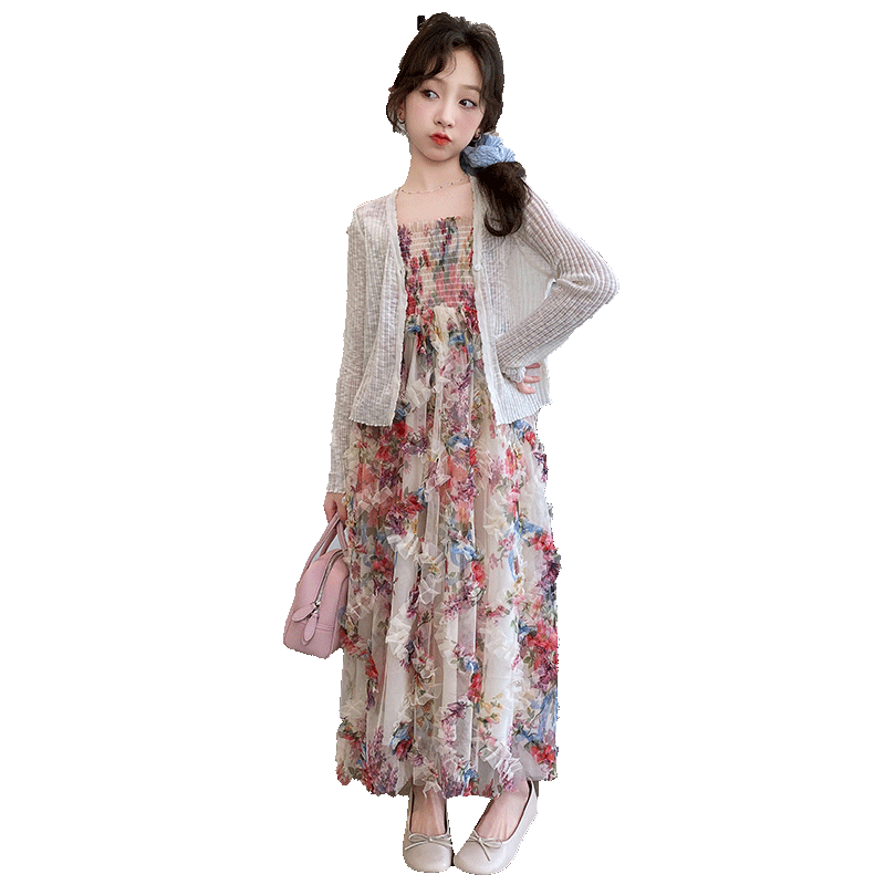 【热销榜连衣裙】女童夏季碎花裙