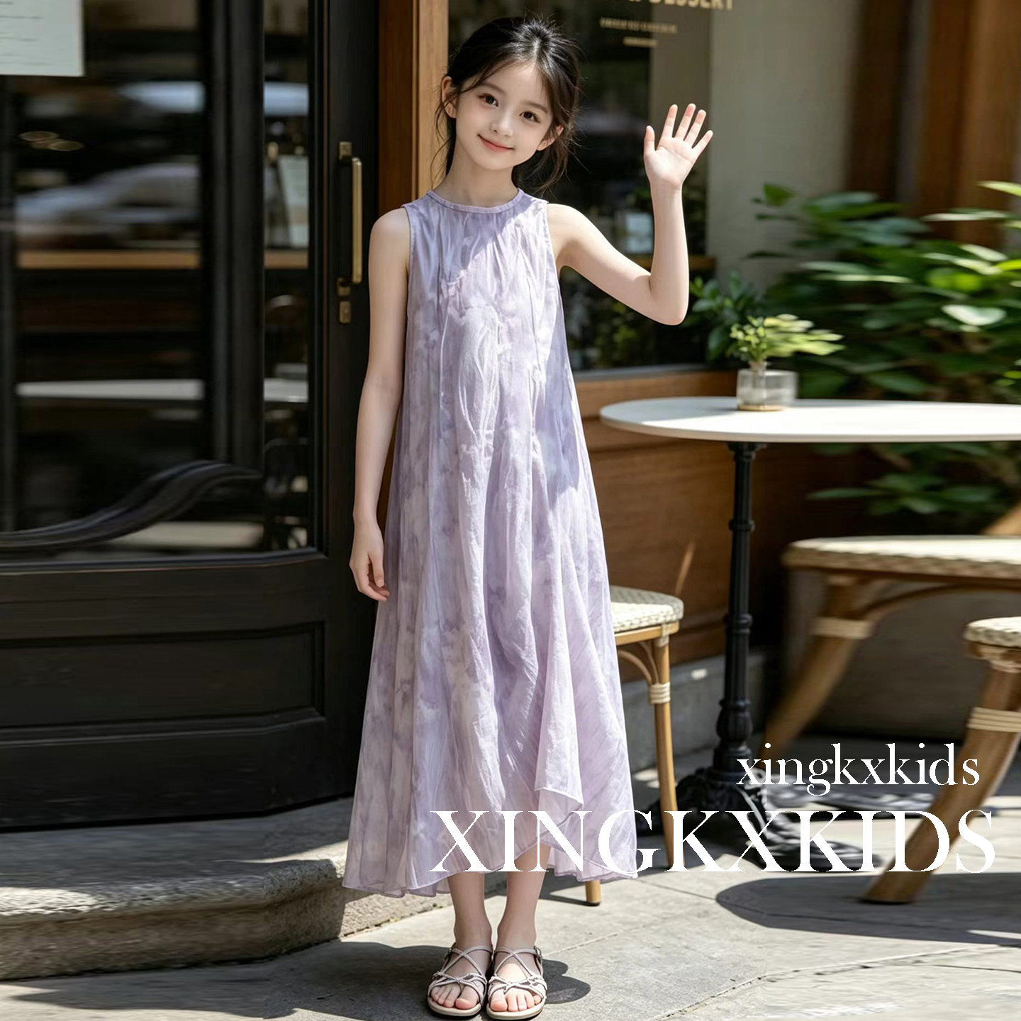 女童夏季国风汉服旗袍连衣裙