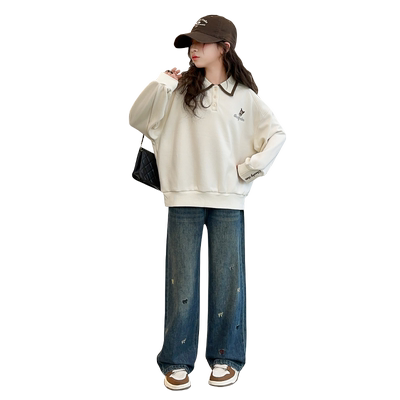 【专柜品质】女童秋装卫衣套装