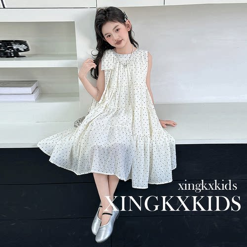 2026新款女童夏季无袖公主裙