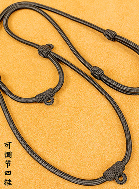 泰式挂绳唐卡绳蚕丝蜡线手工编织