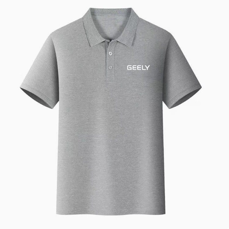 新款吉利4S店工作服Polo衫夏季短袖体恤衫定制logo汽修服文化衫图片