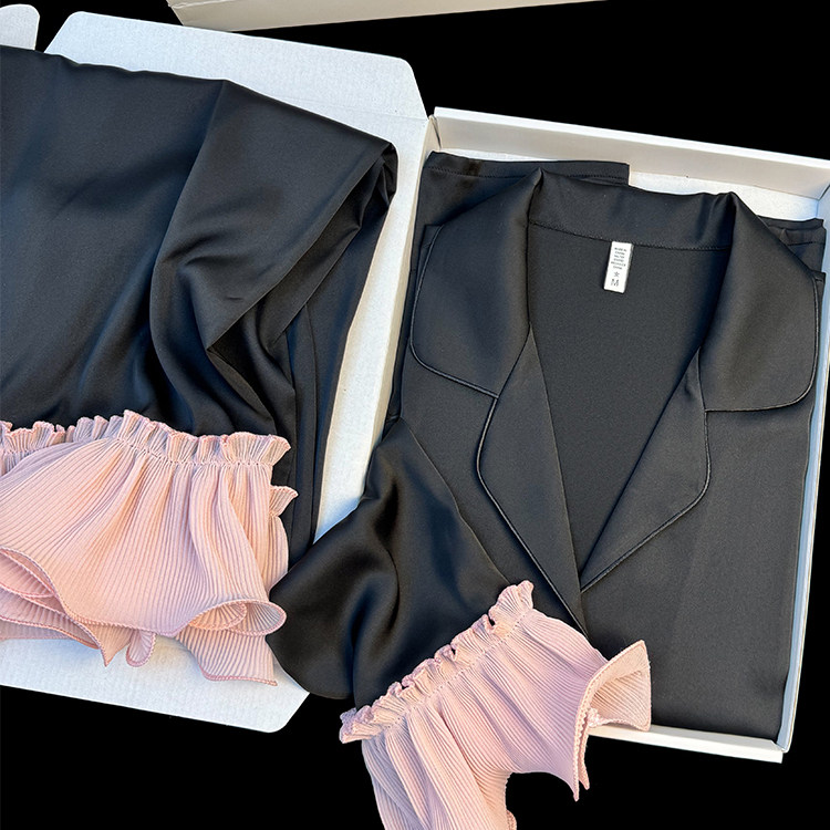 顺丰包邮真丝睡衣高级简约礼盒装