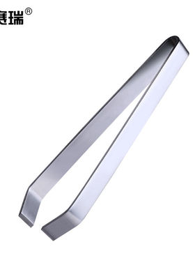 安赛瑞不锈钢猪毛夹拔鸡鸭毛夹鱼骨拔刺镊子平口款3个装500221