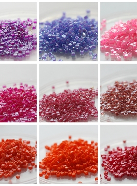 DIY配件日本进口米珠MIYUKI御幸方形1.8mm方珠方块Cube散珠(C8)