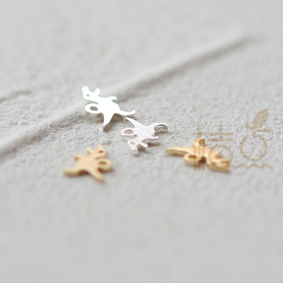 动物黄铜镀银欧美流行风饰品配件