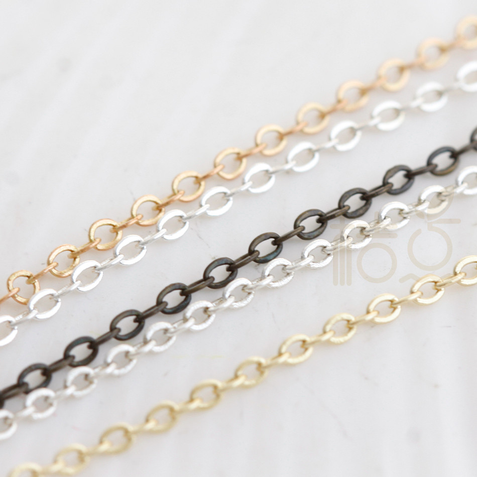 DIY饰品配件镀厚金银.古色.扁O铜链2.2*1.6mm(235SFB),饰品/流行首饰/时尚饰品新,链条,淘宝优惠券,粉丝福利购,淘宝优惠卷
