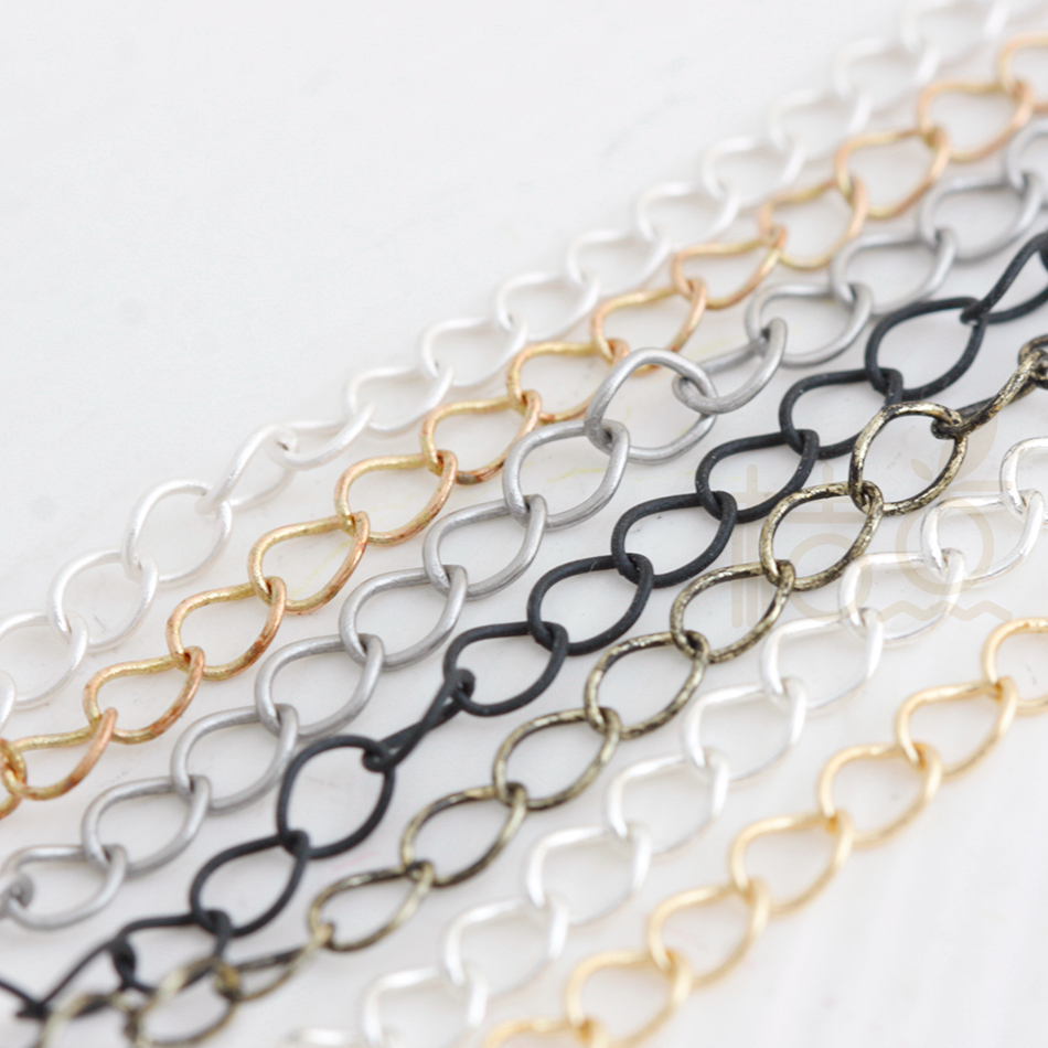 优质电镀铜链16k镀银古青铜多色