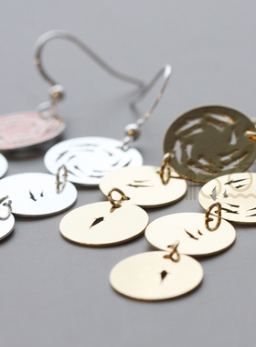 DIY饰品配件 鱼 新年饰品 多鱼 耳环耳饰 欧美流行(4577C)