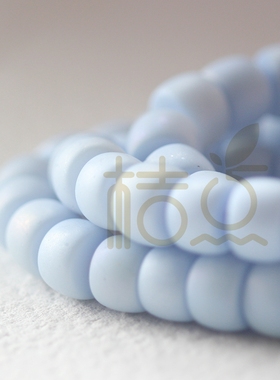 国产水晶玻璃珠 直孔 8*6mm圆珠 扁珠DIY材料配件配珠散珠(G310C)