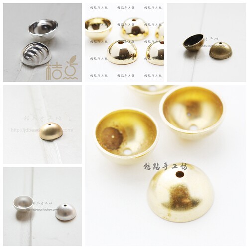 diy饰品黄铜高档复古花托