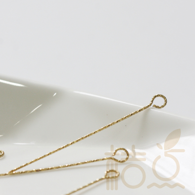 DIY饰品铜配件40*0.7mm批花9字针9针串珠针铜针造型针(4151C)