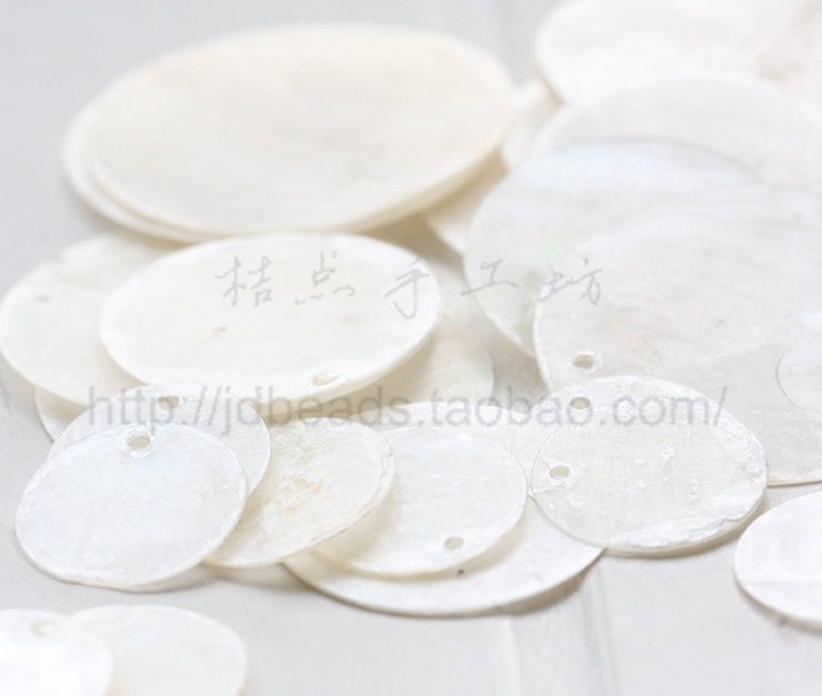 diy耳环配饰半宝石贝壳片散珠