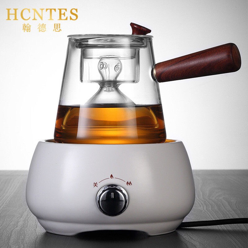 HCNTES煮茶壶透明玻璃煮茶器家用
