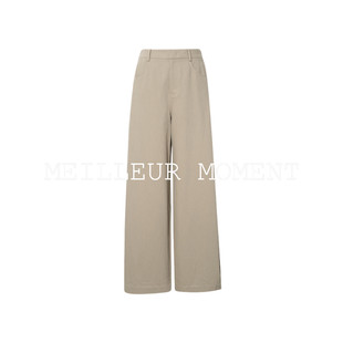 MM麦檬弯刀散步神裤 26春新5H2250411 _轻盈松弛棉亚麻商场同款