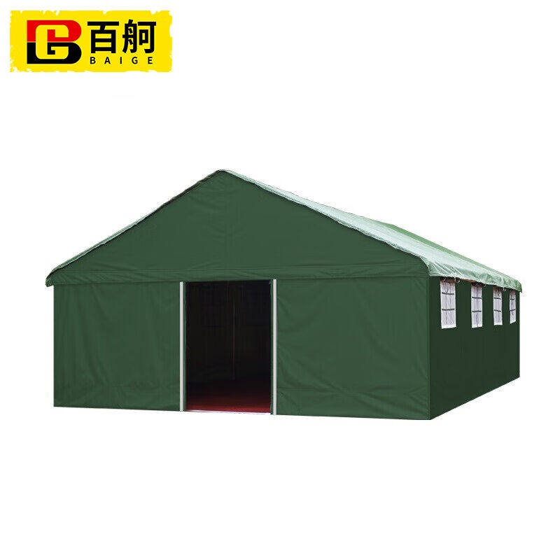 百舸救灾防寒帐篷加厚帆布防雨棉帐篷L2型3*4（住4人）