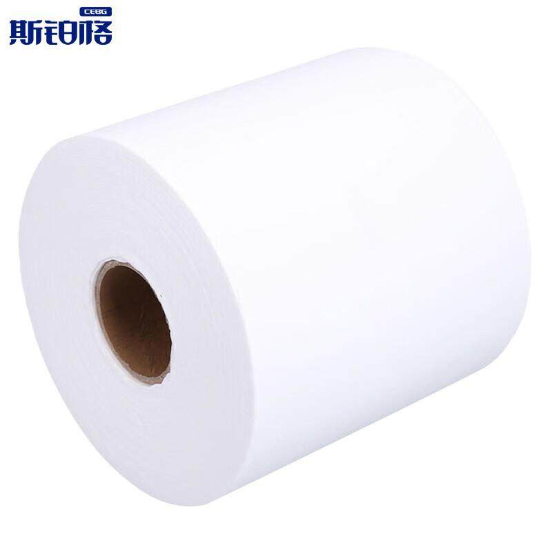 斯铂格BGS-118工业无尘纸喷绘机专用擦拭布200米带孔擦试喷头布白