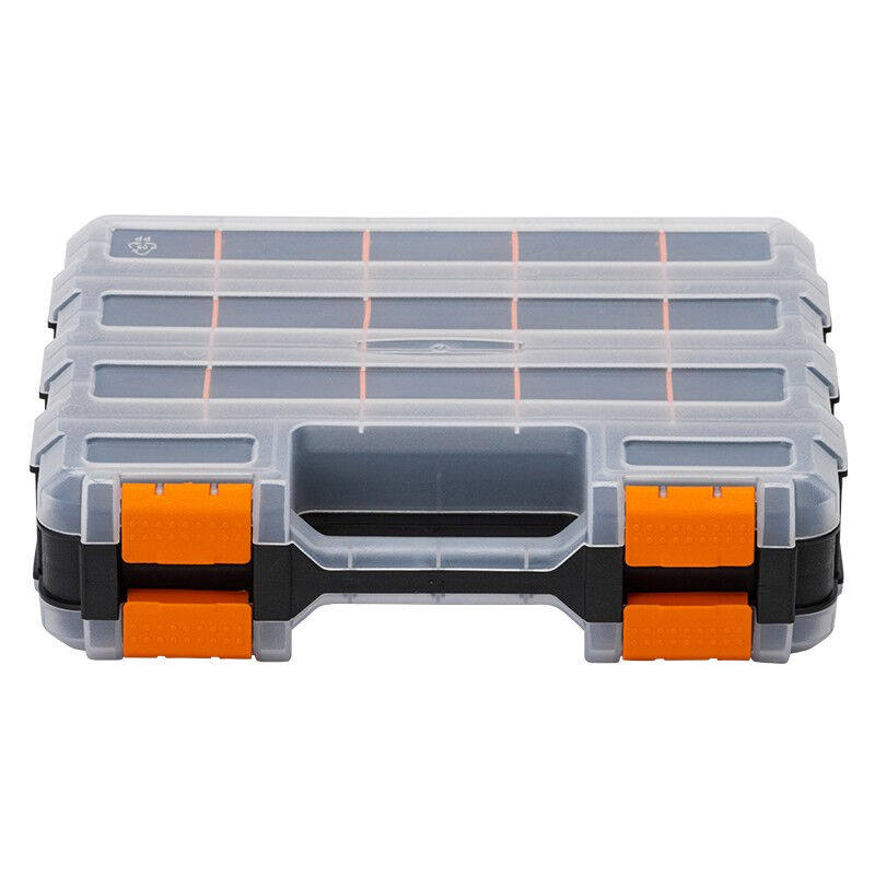 稳斯坦W5710单双面塑料手提五金工具箱电子元件零件分类收纳盒双,五金/工具,零件盒,淘宝优惠券,粉丝福利购,淘宝优惠卷
