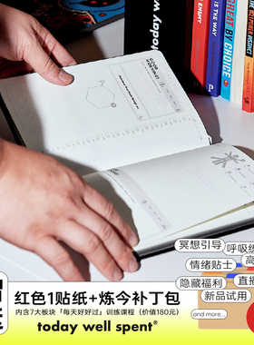 英文版Today Well Spent Journal for Wellness & Performance