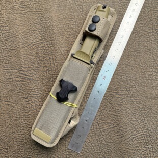 意大利进口极端武力虎纹校官 N690不锈钢战术野营户外直刀套刀鞘