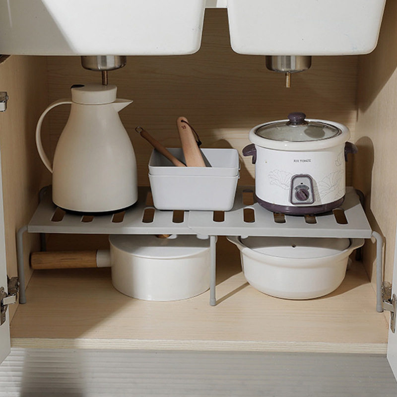 厨房下水槽置物架伸缩橱柜分层架水池下储物架隐藏式锅架收纳架子,厨房/烹饪用具,厨房置物架/置物柜/角架,淘宝优惠券,粉丝福利购,淘宝优惠卷