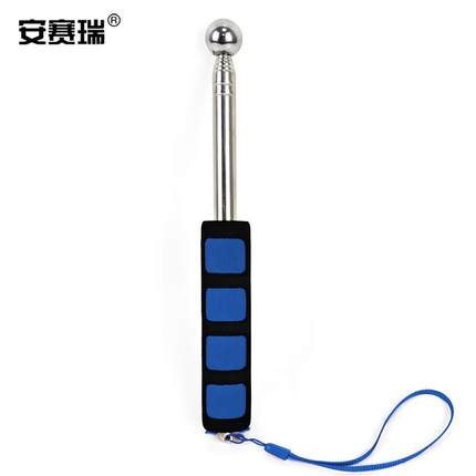 安赛瑞空鼓锤128cm双卡槽加固防震款伸缩锤检测锤验房工具410002