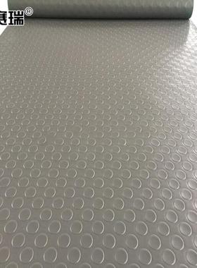 安赛瑞牛津防滑地垫0.9×15mPVC塑料仓库加厚耐磨垫2mm灰色700039