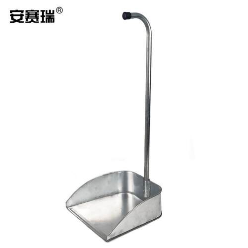 安赛瑞厨房铁簸箕白铁皮畚斗不锈钢铁垃圾铲环卫垃圾斗700005