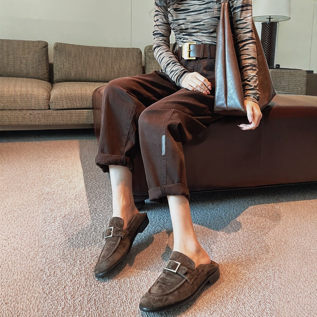 2025秋冬季新款牛仔老爹裤女宽松高腰大码显瘦休闲哈伦萝卜裤垮裤