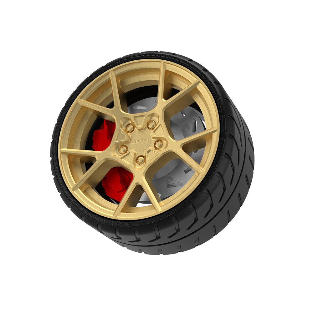 10.5mm 1/64 BBS LM 小比例汽车模型动态德芙轴承轮毂图片