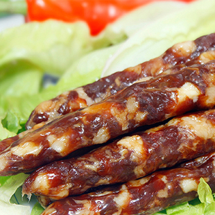 连州东陂林泉腊味咸味风干腊肠400g广东清远农村晒制香肠正宗特产