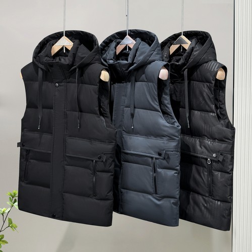 秋冬季13青少年羽绒棉马甲12岁男孩14初中学生马夹背心15大童外套