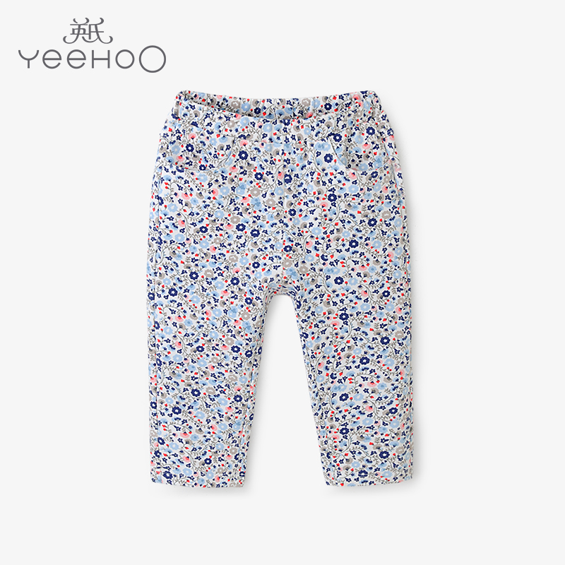 Pantalon fille YEEHOO 66-130 en Toile de coton - Ref 2064269 Image 1