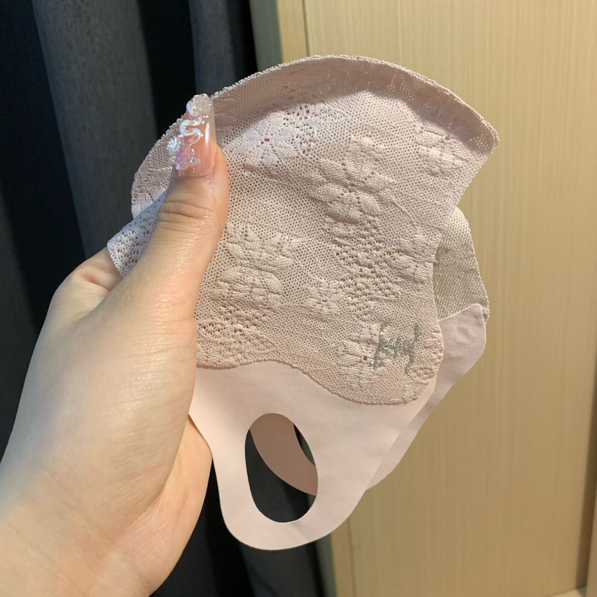 蕾丝防晒口罩新款加大女士护眼角弹力高颜值轻薄透气遮阳面罩夏季