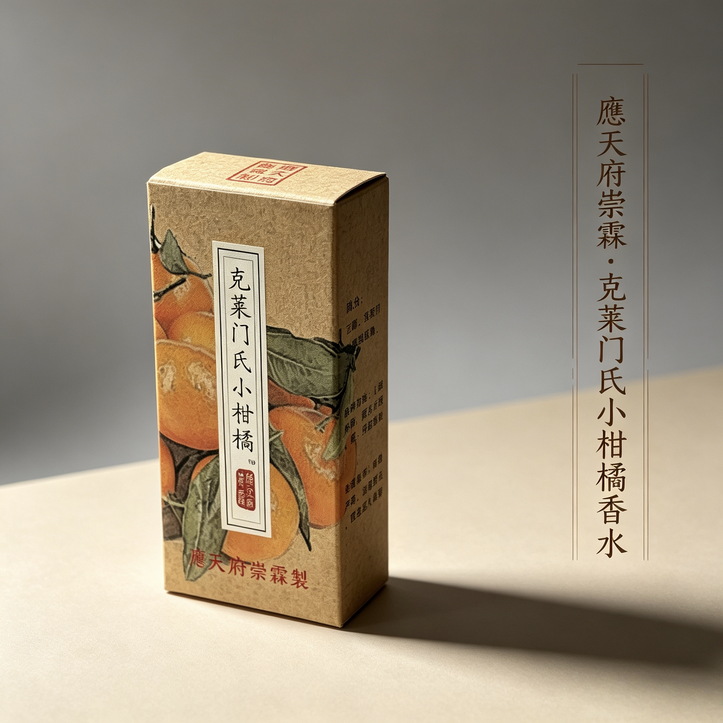 应天府崇霖克莱门氏小柑橘香水 天然果香调精油香水清淡自然 - 实物图
