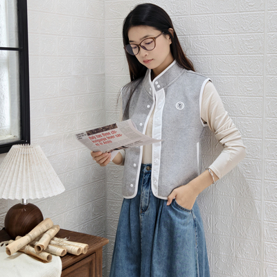 2025年秋季新款女士无袖马甲外套