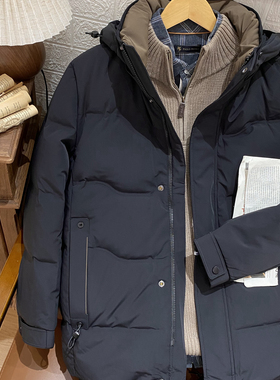 男士可脱卸帽羽绒服 冬季新款 85鸭绒 保暖外套商场同款YEDD75820