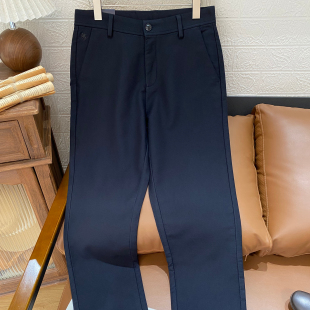 平腰裤 保罗彼得 休闲裤 男式 商务休闲简约百搭KPECK00451 专柜正品
